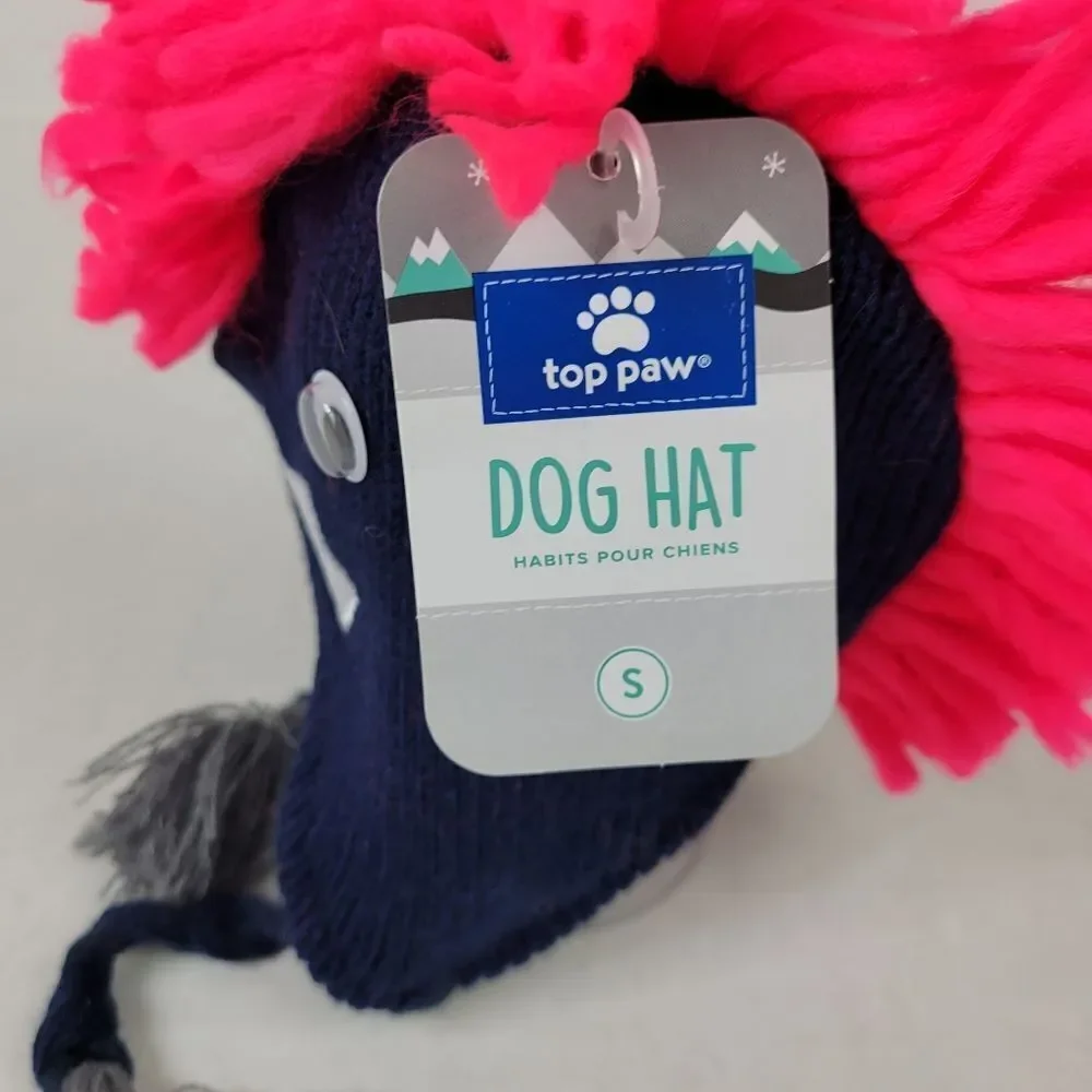 Top Paw Acrylic Navy Blue Monster Hat Size S‎